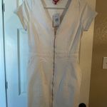 Guess White Denim Dress Photo 0