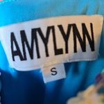 Amylynn Heart Diamante Sequin Mini Dress NWOT Size Small Blue Photo 3