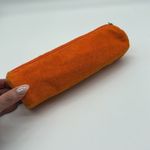 Stila Orange Terry Star Zip Cosmetic Pencil Bag Case Photo 1