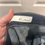 KanCan High Rise Dark Ripped Button Fly Flare‎ Jean Womens XL Blue Photo 9