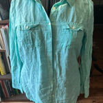 Banana Republic  linen cotton soft wash button down M shirt Photo 0