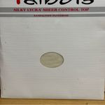 Talbots  Silky Lycra Sheer Control Top Sandlefoot Vanilla C Pantyhose Photo 3