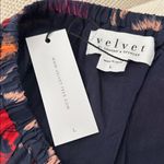 Velvet by Graham & Spencer Edlin Printed Silk Cotton Voile, Twilight,Large, NWT Black Photo 7