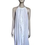Aerie  White Halter Neck Beach Coverup Dress Photo 2