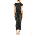 Mac Duggal  5776 Womens HIGH NECK DRESS W/ CRYSTAL FRINGE DETAIL Photo 4