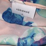 Adrienne  Pink and Blue Floral Blouse Flowy Tunic Medium Photo 8