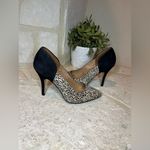 Madewell  The Maddie speckled Calf leather Hair Heels sz 7 Photo 1