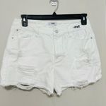 Kensie Jeans White High Rise Shorts Size 10/30 Photo 0
