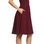 Dress the Population Catalina Dress in Burgundy Small Photo 1