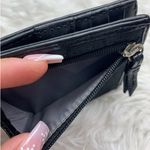 Coach  Black Signature Canvas Card Holder Photo 5