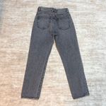 Slvrlake Premium Denim Womens 27 Cotton Black Charcoal Denim Jeans Distressed Photo 5