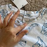 ZARA Western Boots Printed Tee. Xs Photo 1