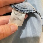 Skies Are Blue  Urban Outfitters Chambray Pullover Blouse Womens S Beachy Casual Photo 6