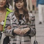 ZARA Aso Emily in Paris women’s Plaid Double-Breasted Women's Jacket XS Photo 14