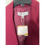 Kasper  Plus Size 16W Burgundy Career Business One-Button Blazer Photo 5