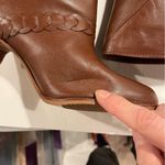 Vintage 70’s boho western Stevie Nicks festival camel leather Brazil boots Brown Size 6.5 Photo 4