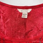 💙 Est 1946 Cold Shoulder Sequins Blouse Red Size 18W Photo 6