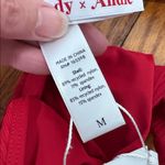 ANDIE String Bikini Set Ribbed Flame Red size M NWT/NWOT Photo 4