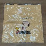 Snoopy and Woodstock beige tote bag Photo 0