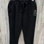 Lucky Brand New! The Linen Jogger Black Lightweight Pants Womens Size XS Photo 0