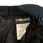 Vintage Sag Harbor 100% Wool Long Black Skirt Size 12P Photo 1