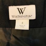 Worthington black buttoned long skirt. Photo 4