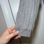 Two Sisters  Heather Gray Longline Cardigan distressed artsy cozy casual minimal Photo 2