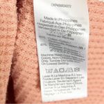 Madewell  Cotton Blend Pink Waffle Knit Pullover Sweatshirt Tee S Photo 6
