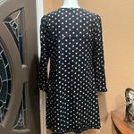 J.Crew  black star silk dress Photo 8