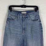 Madewell The Momjean High Rise Straight Gilford Wash: Ripped Edition Size 25 Photo 4