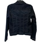 NYDJ X-Small Jean Jacket Button-Up Pockets Long Sleeve Stretch Denim Blue Womens Photo 2