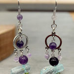 Artisan  amethyst crystal earrings  Photo 0