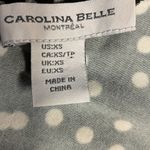 Carolina belle Women's Polka Dot Jumpsuit Size XS Black White Sleeveless Stretch Photo 8