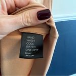 Norma Kamali  Kamali Kulture Crew Neck Shirred Midi Bodycon Dress in Tan Size S Photo 10