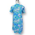 Lilly Pulitzer Blue Cody Dress Tropical Floral Bougainvillea Resort Beach Sz XS Photo 5