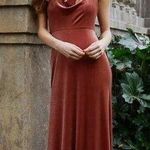 Jenny Bird Jenny Yoo Collection Sullivan Rose Velvet Maxi Dress 14 (see description) Photo 0