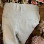 EXPRESS DESIGN STUDIO "EDITOR" TAN AND CREAM PIN STRIPE WALKING SHORTS (10) Photo 8