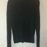 Banana Republic Cardigan Black Ribbed Button Front V Neck Cardigan Sweater Sz L Photo 9