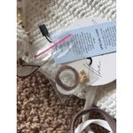 JMP The Label Coco Brown Contrast Cali Crochet Bikini Swim Top Medium NEW NWT Photo 13