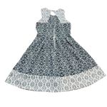 Rewind Blue Dress Sleeveless Zipper Stretchy Knit XS Photo 5