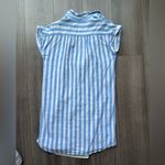 Old Navy Striped Linen Shirt Dress Photo 5