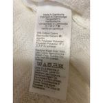 J.Crew Women's White Crewneck Long Sleeve Sheer Knit Beach Sweater Top Size XS Photo 3