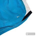 Nike  Womens Athletic Running Shorts Blue Summer Workout Casual Lined Large 16 18 Photo 1