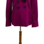 Banana Republic  Classic Peacoat Raspberry Size M Y2K Quiet Luxury Preppy Fall Photo 8