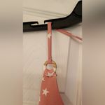 WET Swimwear LA Rose Stars One Piece Back Tie Swimsuit Pink & White Size Small Photo 12