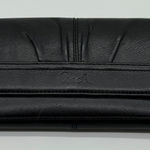 Coach Vintage SoHo Pleated Black Leather Trifold Wallet Snap Closure Photo 0