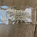 NWOT CZ Bridal Headband Comb Tiara Silver Wedding Hair Accessory Prom‎ Pageant Photo 9