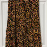 Xhilaration  Black and Pink Floral Maxi Skirt Photo 0