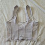 Alo Yoga  white corset top Photo 1