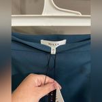 Milly  NWT Italian Cady Modern Mini‎ Skirt in Peacock. Size 10 Photo 1